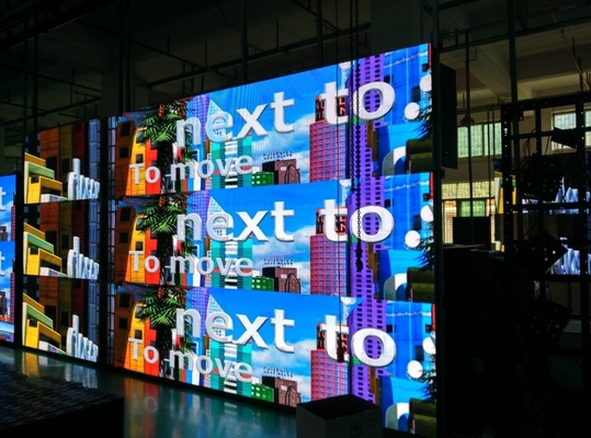 16 Bits Rental LED Display Square Pane Optical Visual Design 1920 Refresh Rate