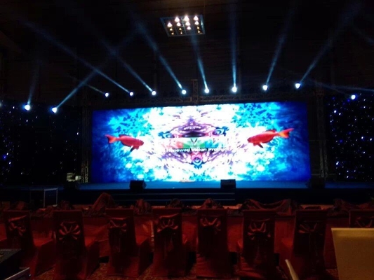 RGB Rental LED Display Screen Hire  1500 CD/Sqm Cabinet Edge Protected 60Hz