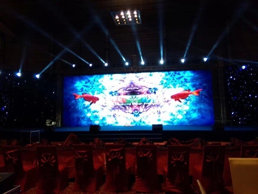 RGB Rental LED Display Screen Hire  1500 CD/Sqm Cabinet Edge Protected 60Hz