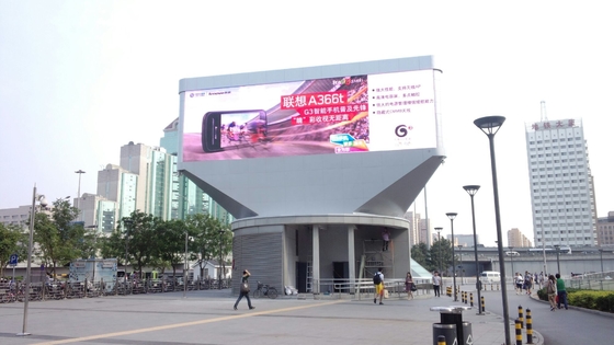 High Precision Outdoor Advertising LED Display 8mm Pixel Pitch Multi Functional