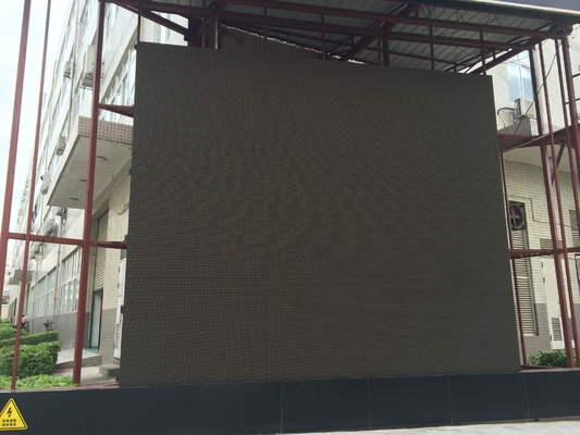 High Contrast LED Display Outdoor Advertising , LED Screen Billboard P6 With Iron Cabinet