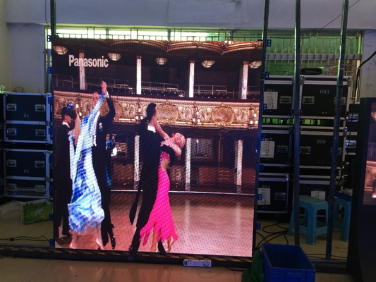 Aluminum Indoor Full Color LED Display P3 , LED Screen Video Wall 111 Dots