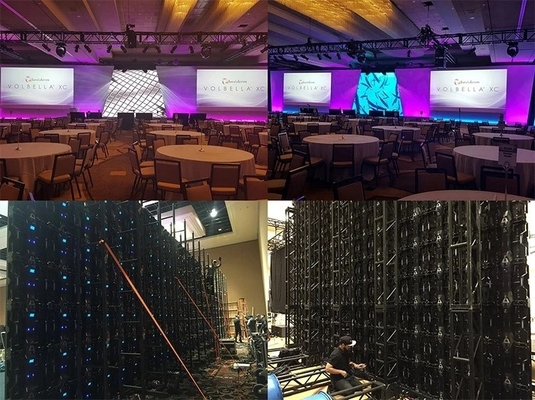 Stage Rental Indoor Full Color LED Display Aluminum Meterial Nationstar Led Chip