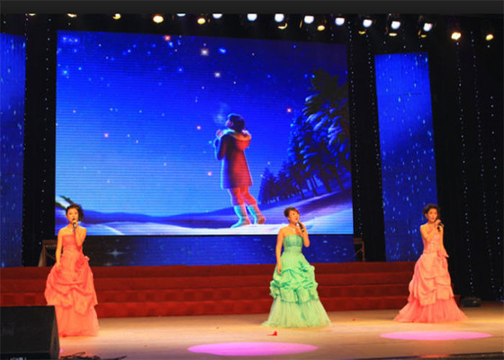 Slim Panel Stage LED Display , Indoor Full Color Led Display 1200CD / SQM Bright