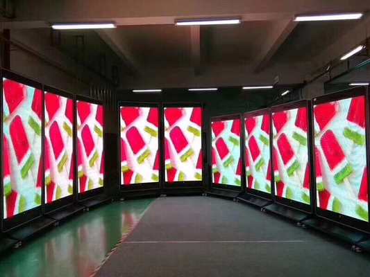 2000cd/Sqm Brightness Curved Led Panels , Soft Led Video Screen 2 Years Warranty