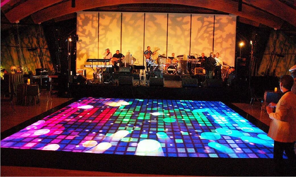T Stage LED Dance Floor Scree Precise Installation 4000nits For KTV Club