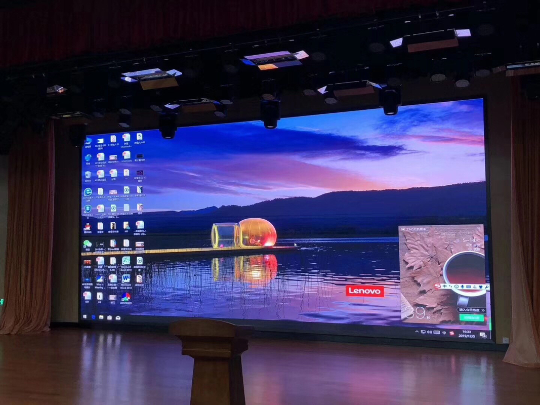Seamless Stage LED Display , Church LED Video Wall With Slim Aluminum Cabinet
