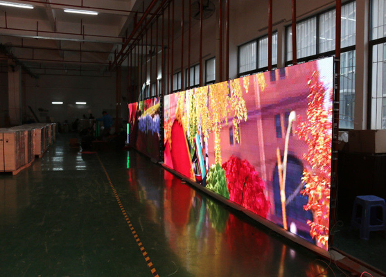 Commercial LED Wall Panel System , P5 LED Video Wall SMD Iron Billboard